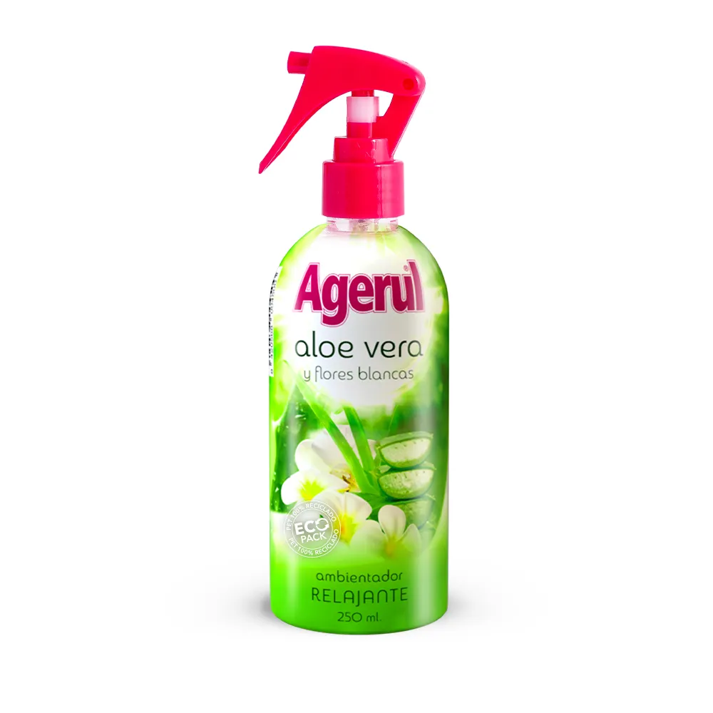 AMBIENTADOR AGERUL PISTOLA 250ML ALOE VERA