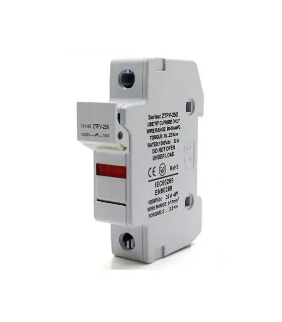 BASE HELIO 10 1P 1000VDC 10x38 32A