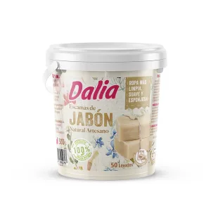 JABON EN ESCAMAS NATURAL DALIA 500GR