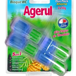 LIMPIADOR WC AGERUL PACK 2 X 50G AIRE MONTAÑA