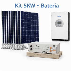 kit 5kw+bateria deye