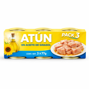 Atún en aceite girasol 70g Pack 3