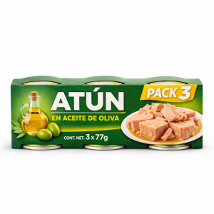 Atún en aceite Oliva 77g Pack 3